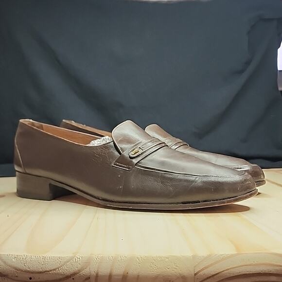 Bally Brown Leather Penny Loafers main image 9